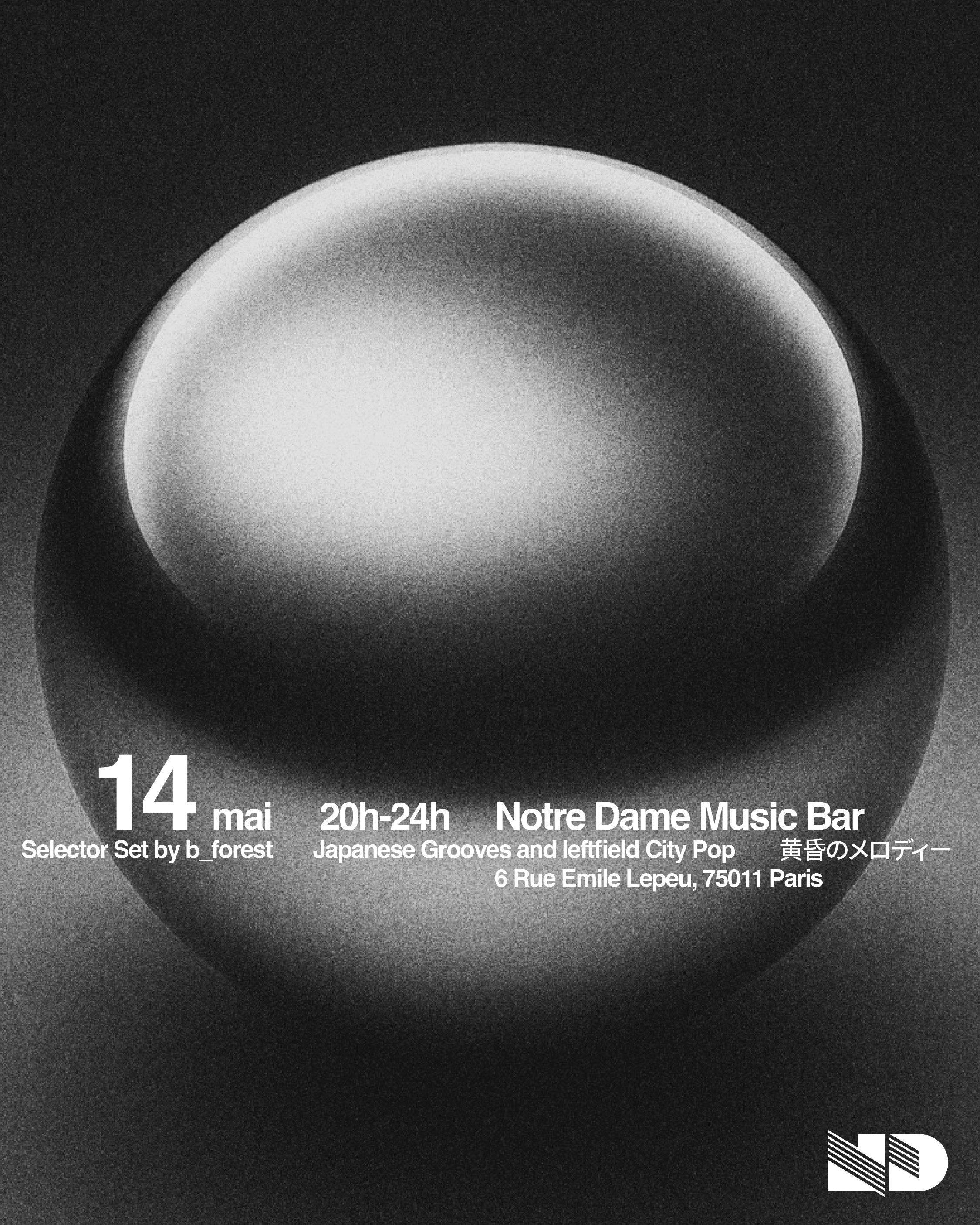 b_forest at Notre Dame Music Bar May 26